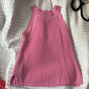 525 pink sweater tank. Worn once. Size XS.